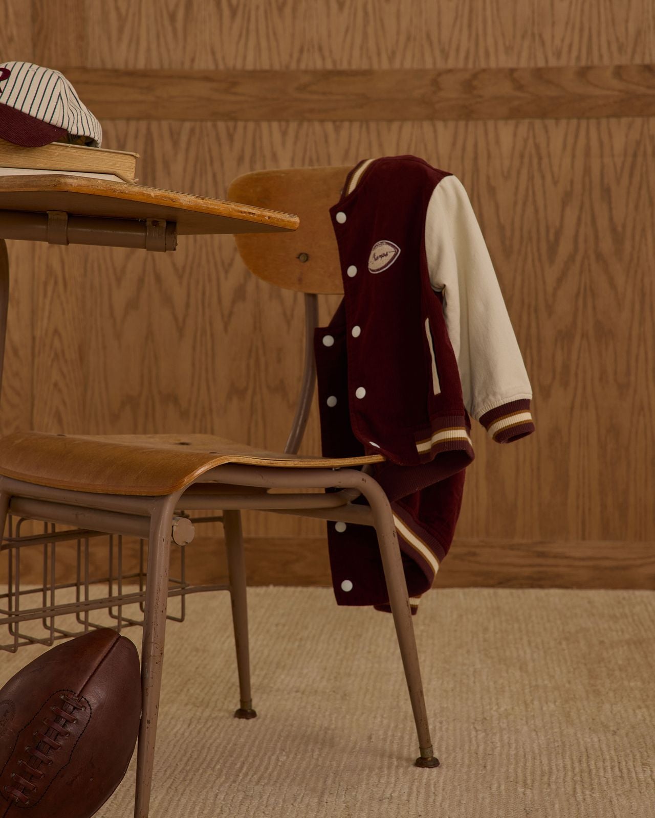 Burgundy Varsity Jacket