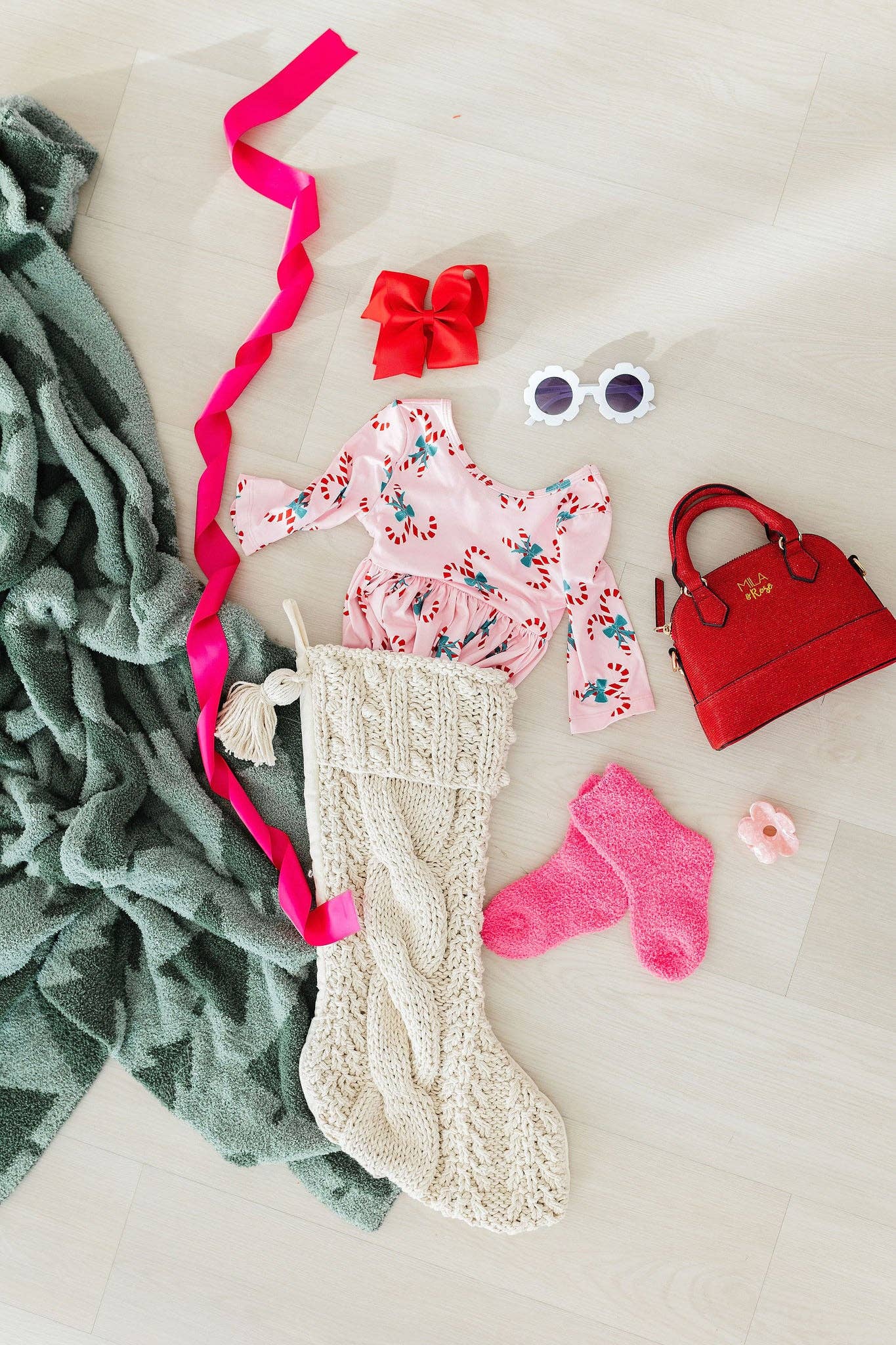 Candy Cane Pocket Twirl Dress
