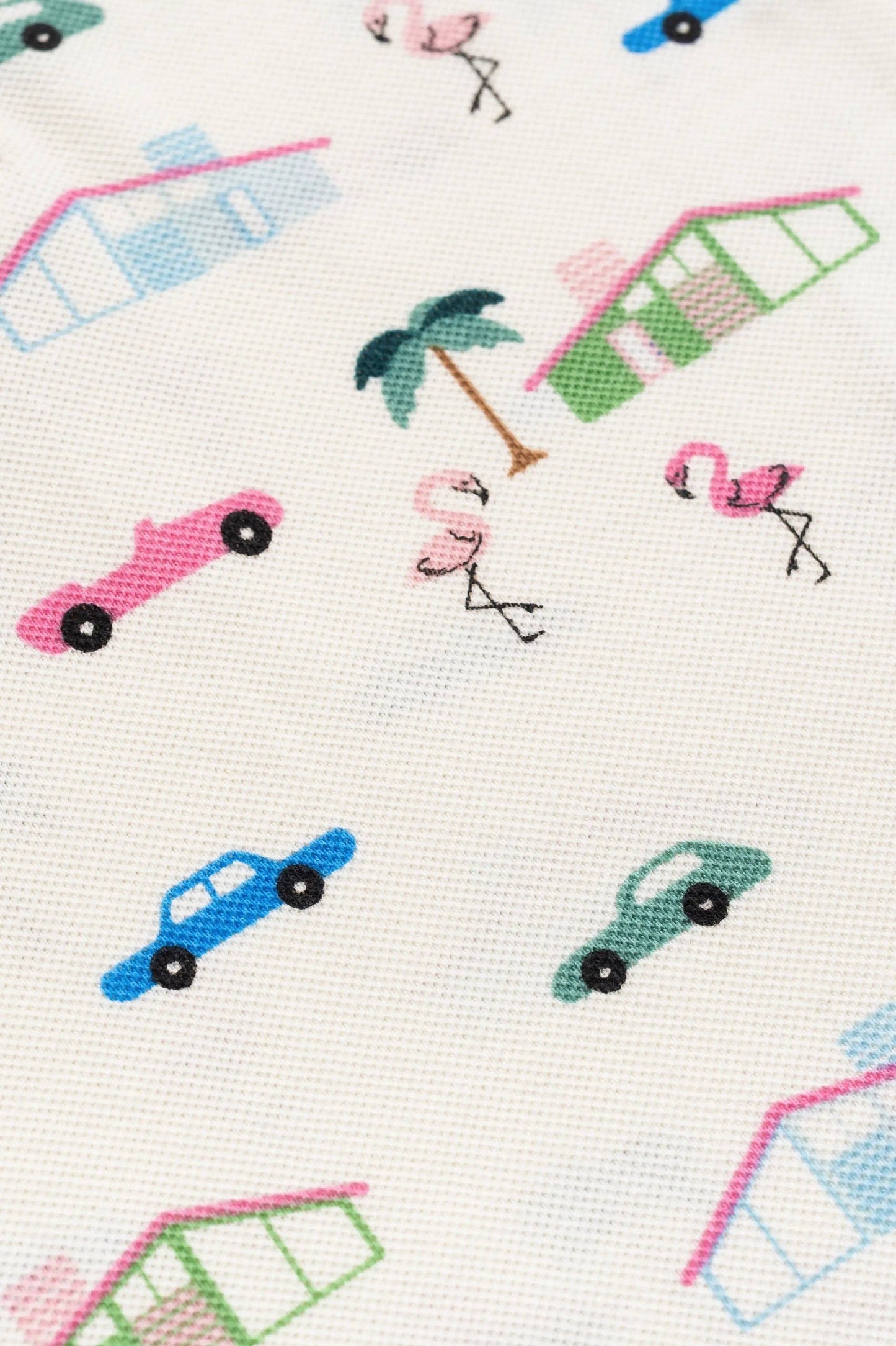 Retro Palm Springs Organic Polo