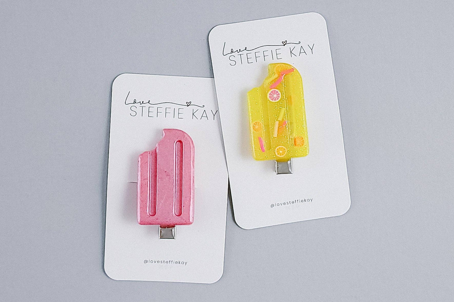 Popsicle Resin Hair Clip