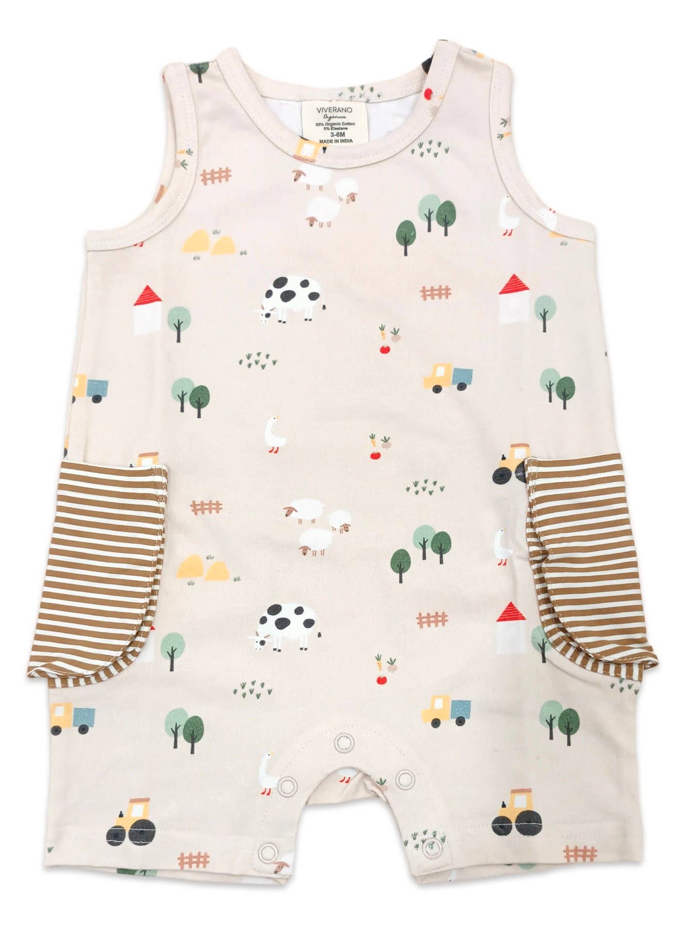 Farm Baby Romper