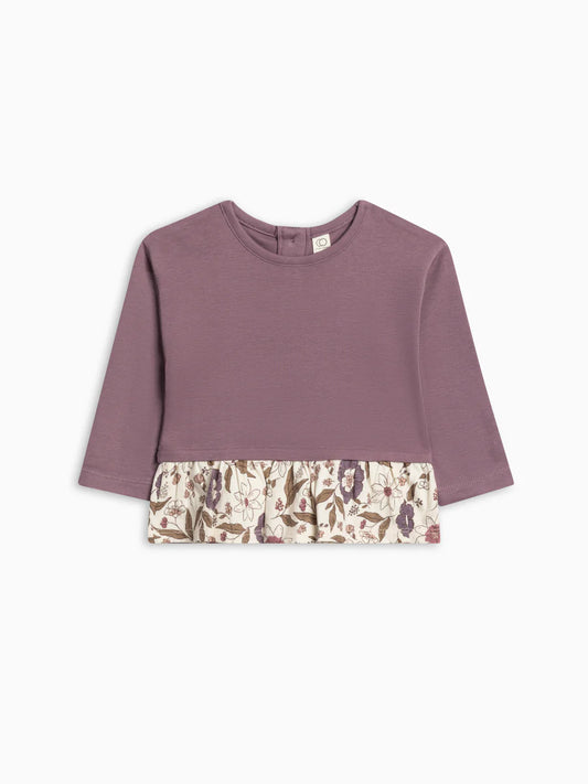 Lili Mauna Floral Ruffle Top