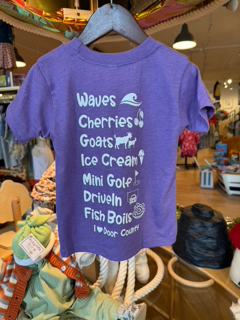 I Love Door County Toddler Tees