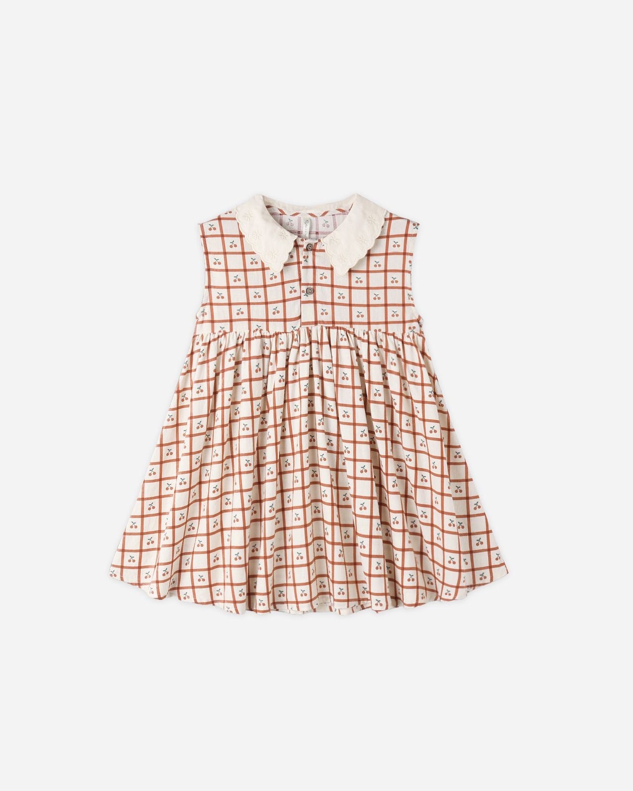 Cherry Check Babydoll Dress