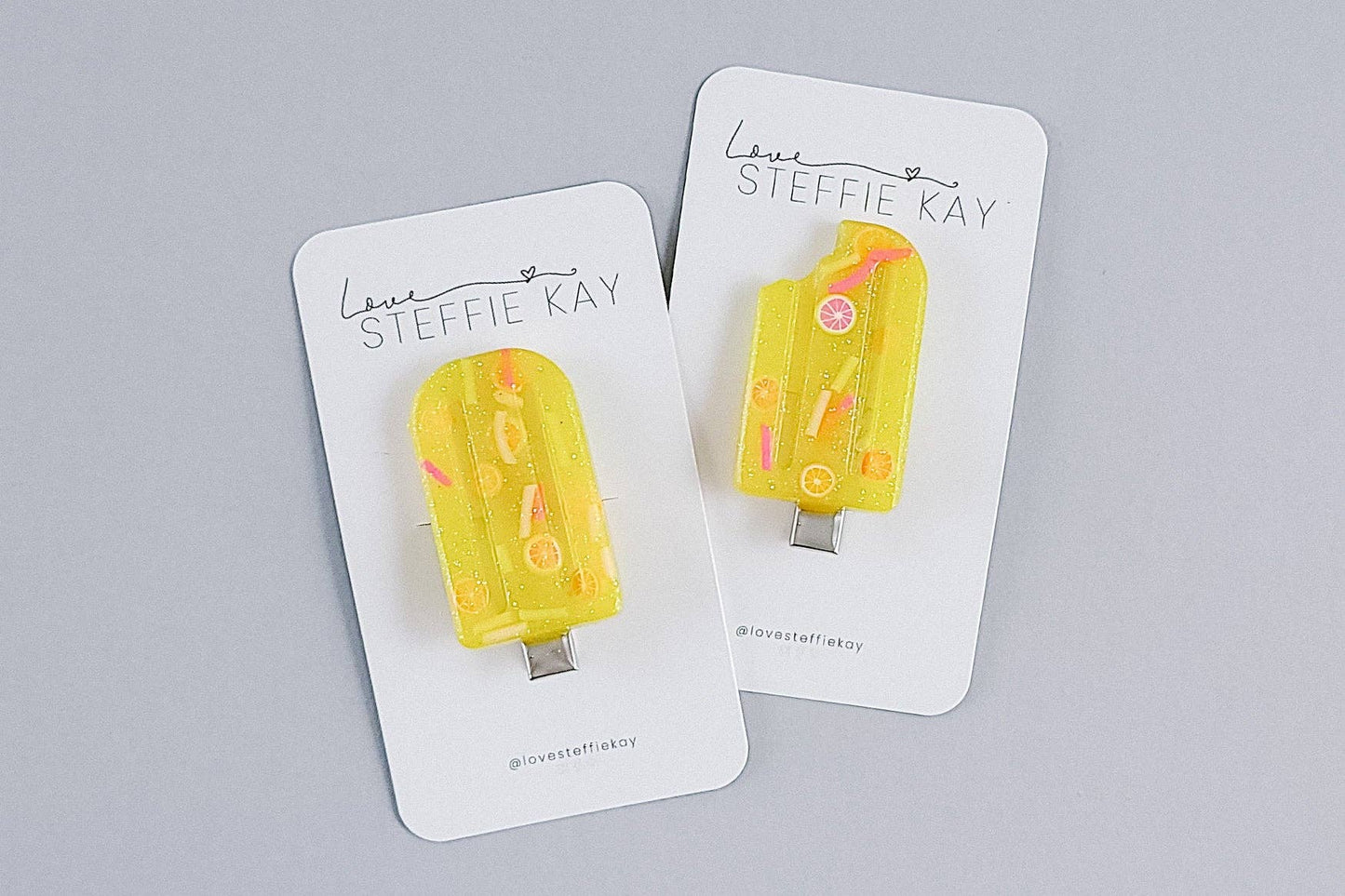 Popsicle Resin Hair Clip