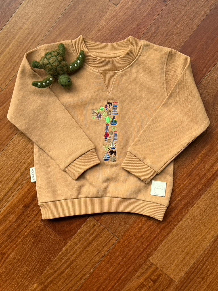 Nautical Themed "1" Sweatshirt