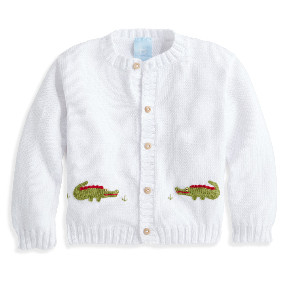 Alligator Applique Cardigan