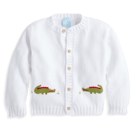 Alligator Applique Cardigan