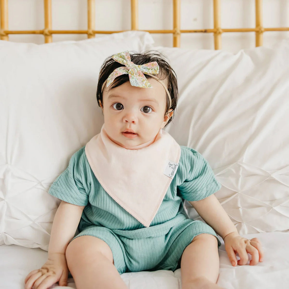 Lemon Bandana Bib Set