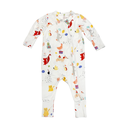 Bamboo Romper-Birthday Buddies