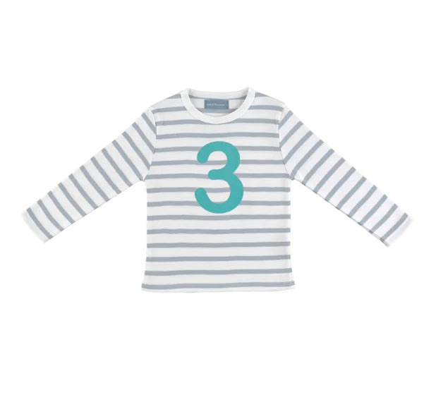Grey (Turquoise) T-Shirt