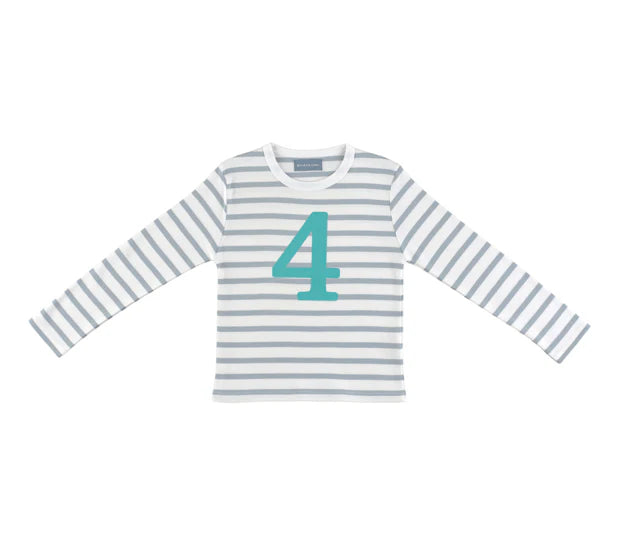 Grey (Turquoise) T-Shirt