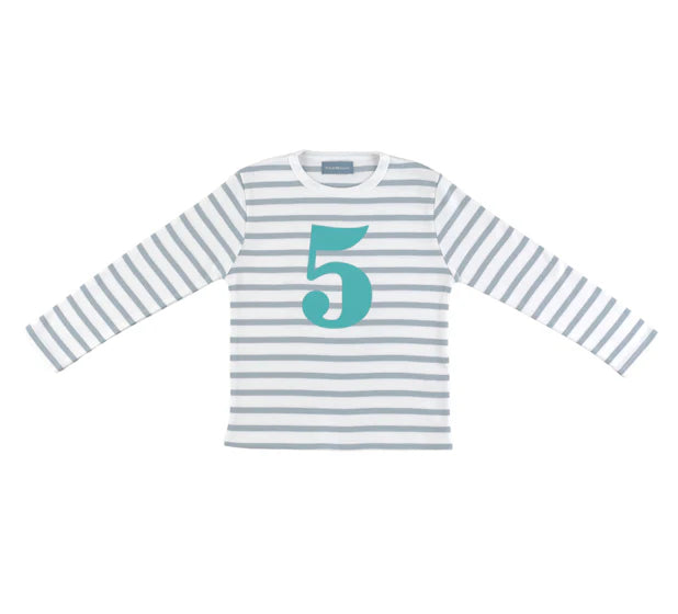 Grey (Turquoise) T-Shirt