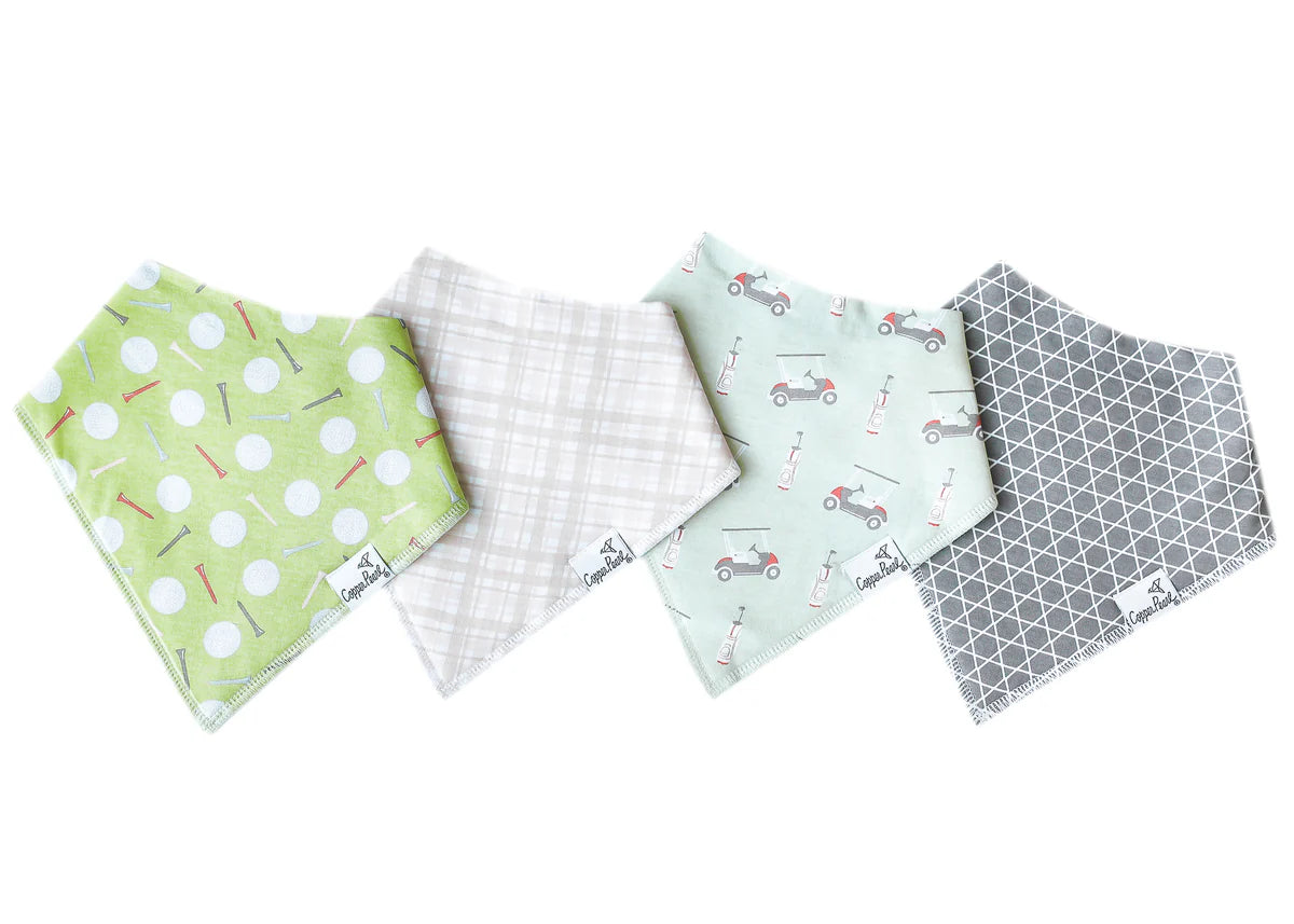 Bogey Baby Bandana Bib (4 Pack)