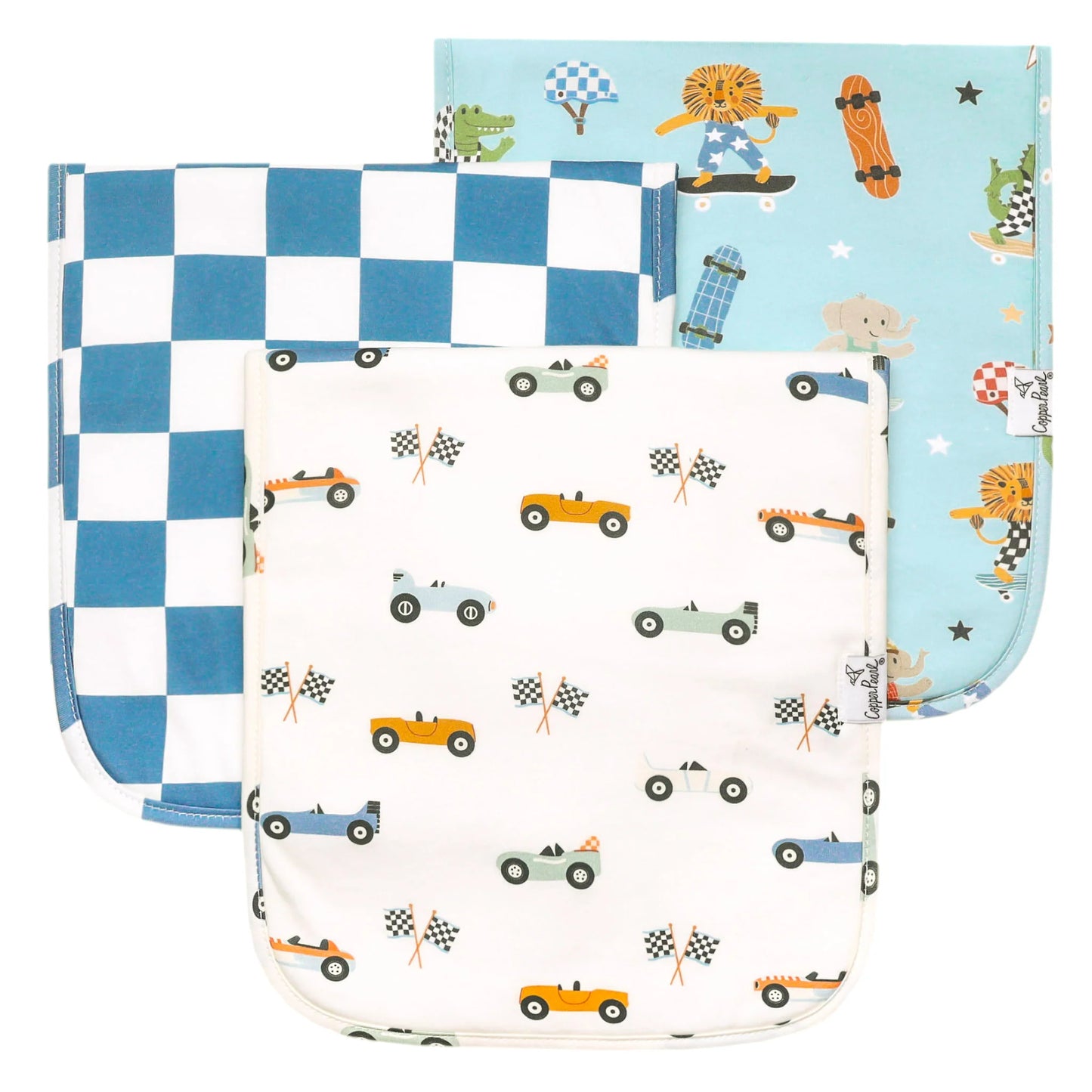 Speedster Burp Cloth Set