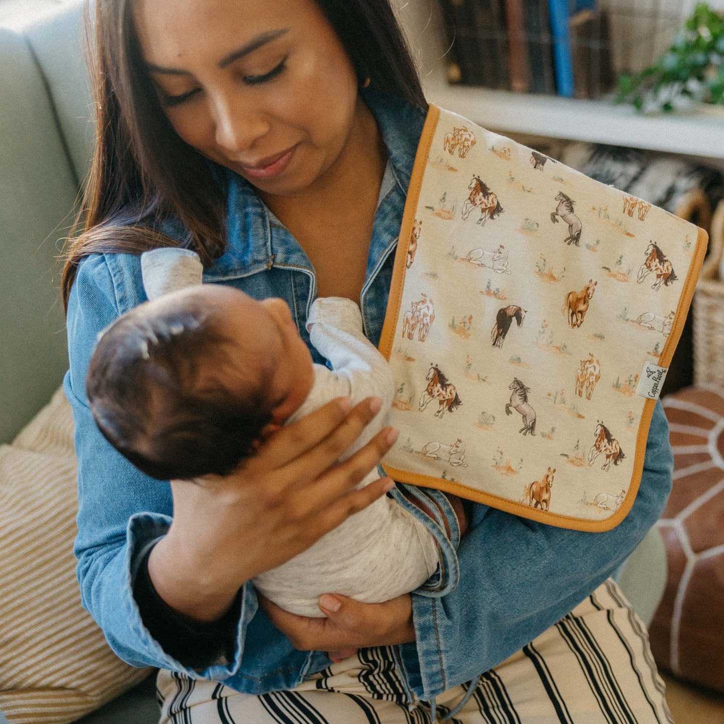 Cheyenne Burp Cloth Set