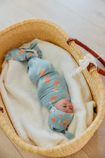 Clementine Top Knot Hat 0-4M