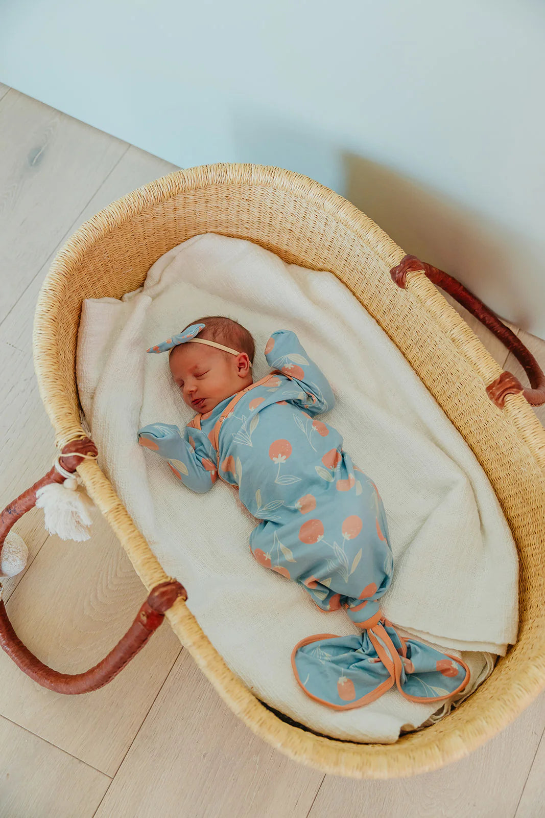 Clementine Newborn Knotted Gown