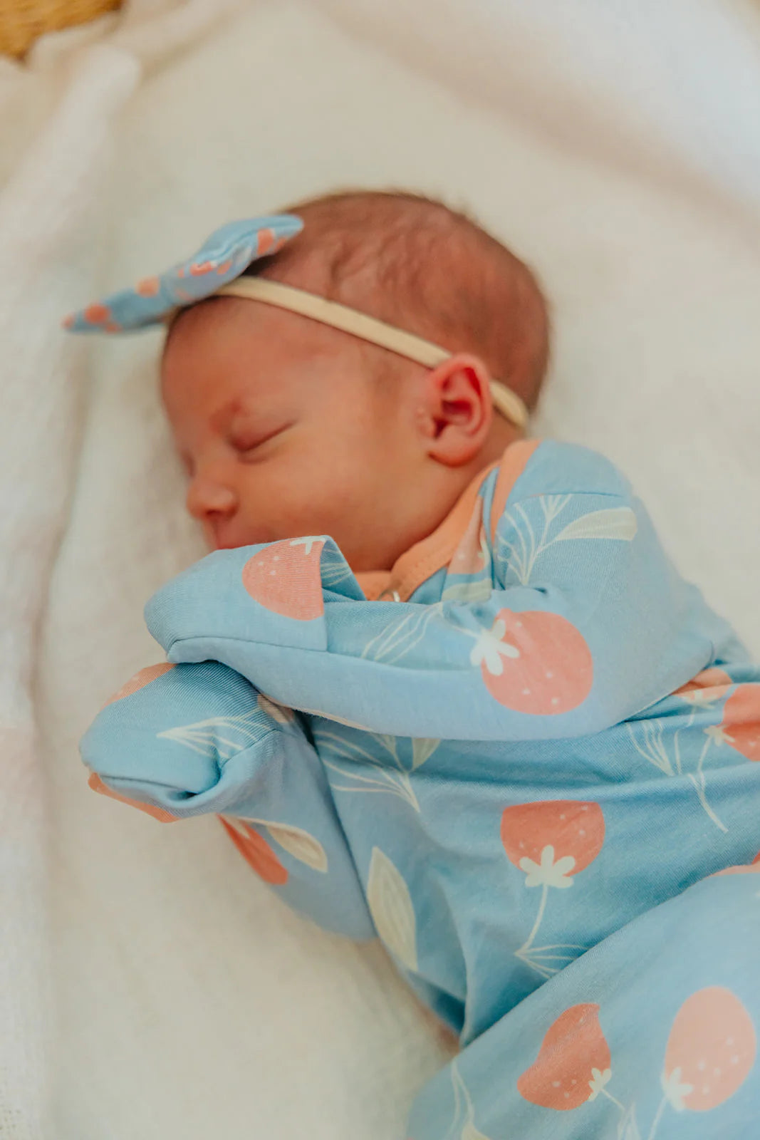 Clementine Newborn Knotted Gown