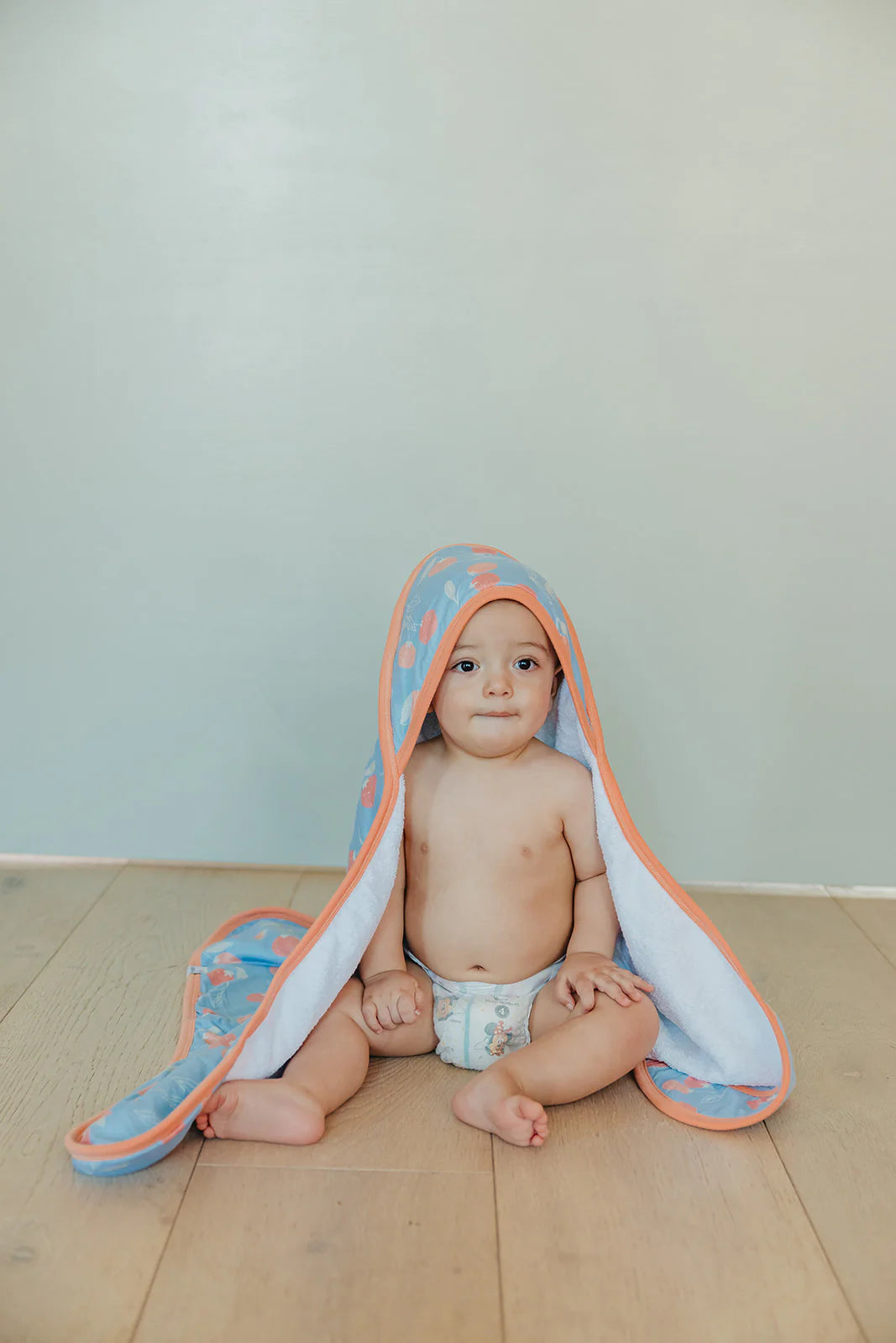 Clementine Baby Knit Hooded Towel