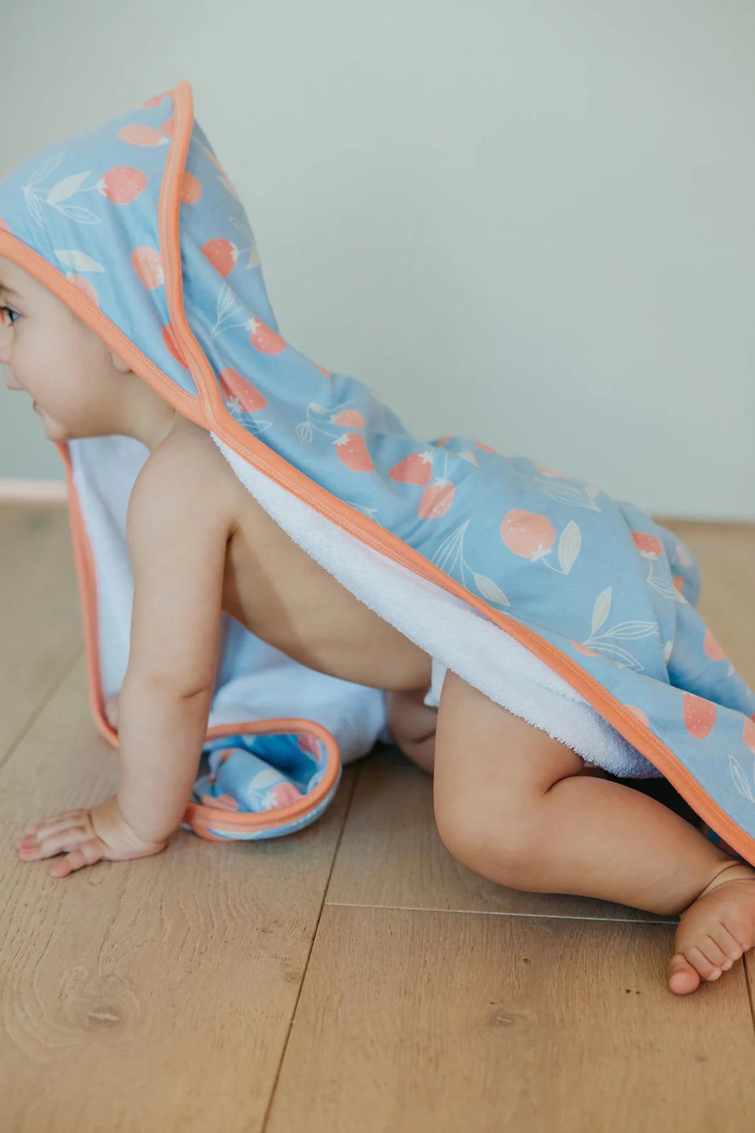 Clementine Baby Knit Hooded Towel