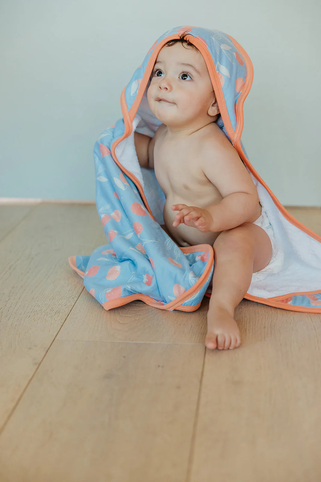 Clementine Baby Knit Hooded Towel