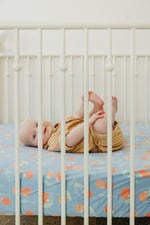 Clementine Premium Crib Sheet