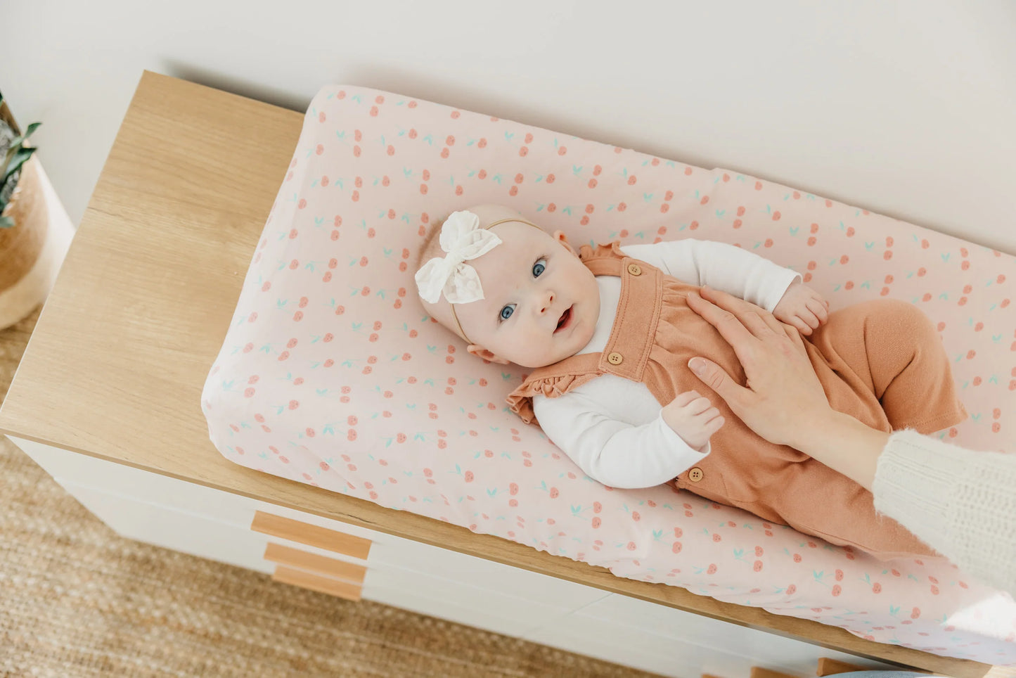 Cheery Changing Pad Cover