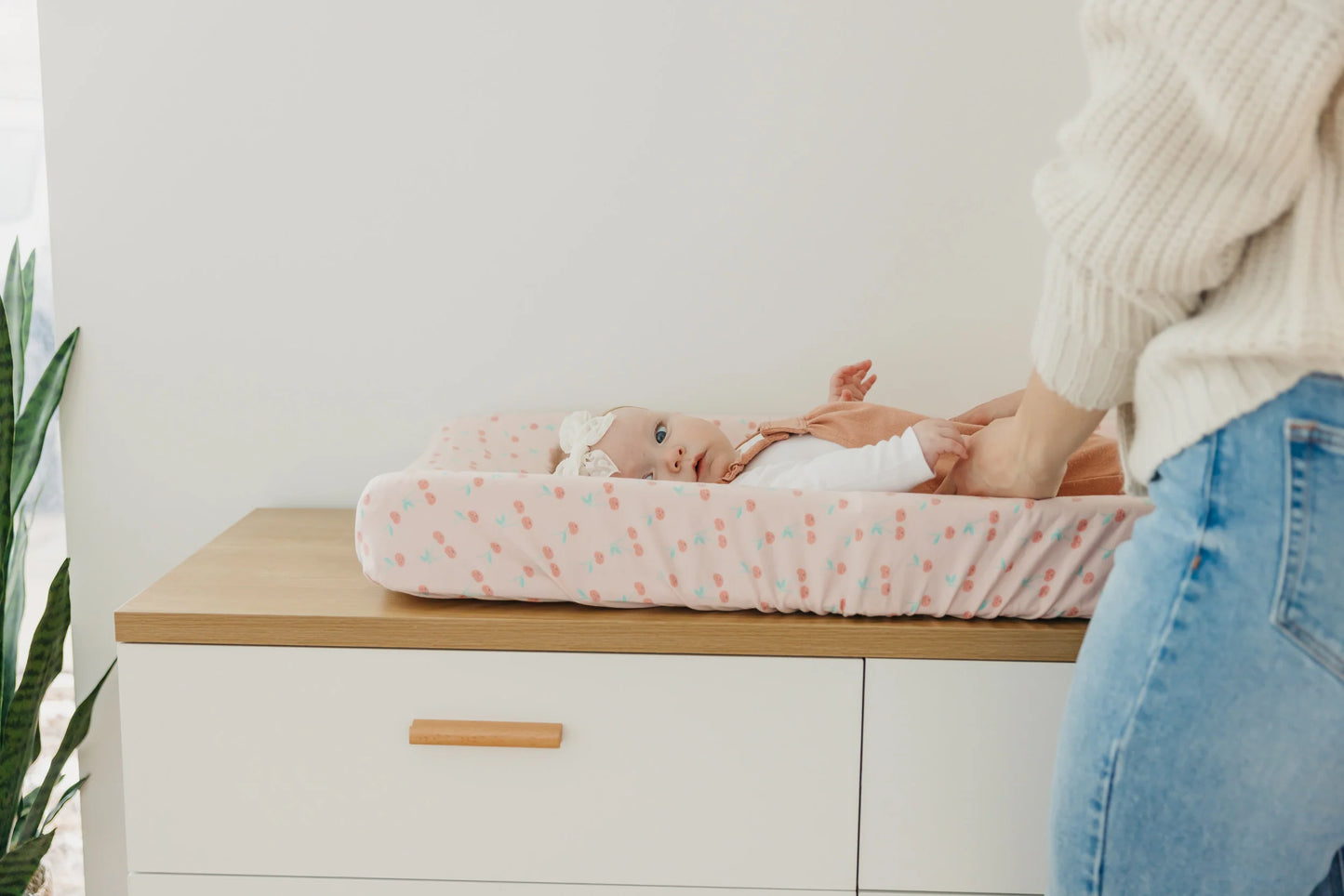 Cheery Changing Pad Cover