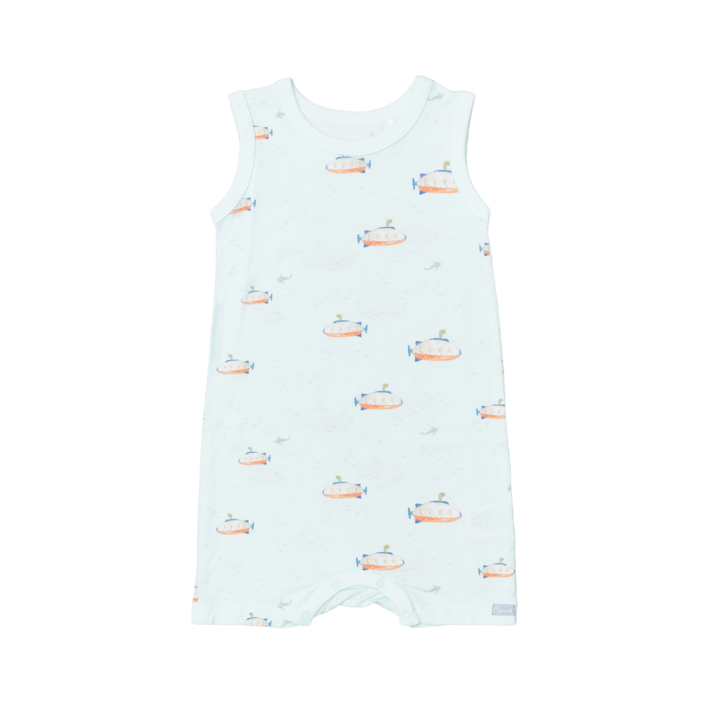 Submarine on Spa Blue Romper