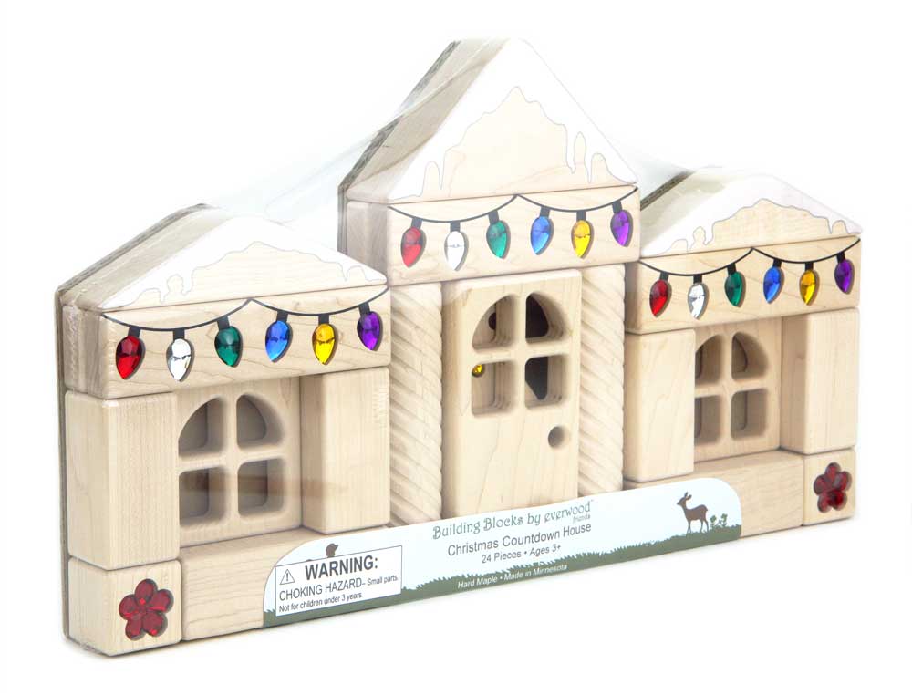 Christmas House 24 Pc Block Set