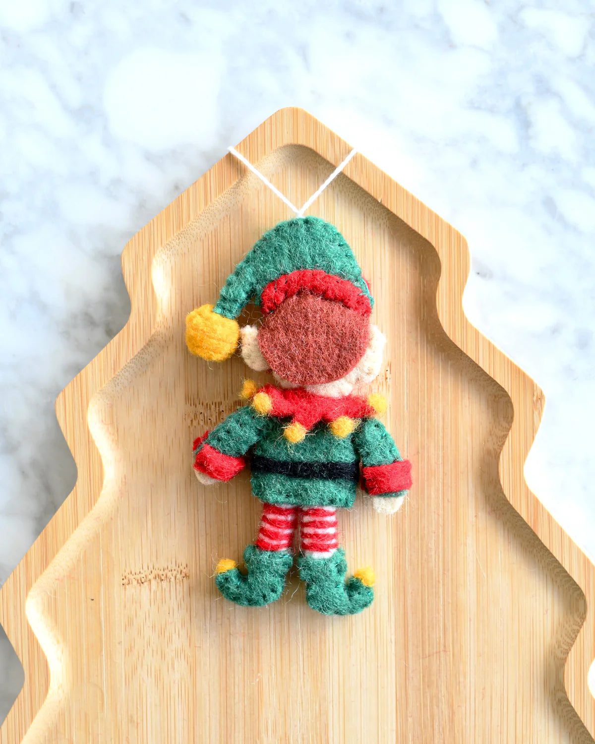 Felt Christmas Elf Ornament