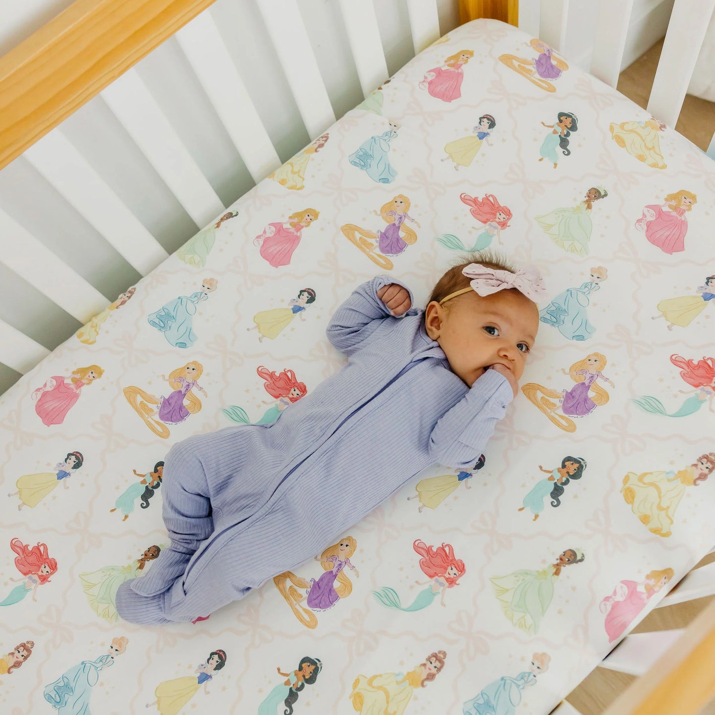 Disney Princess Premium Crib Sheet