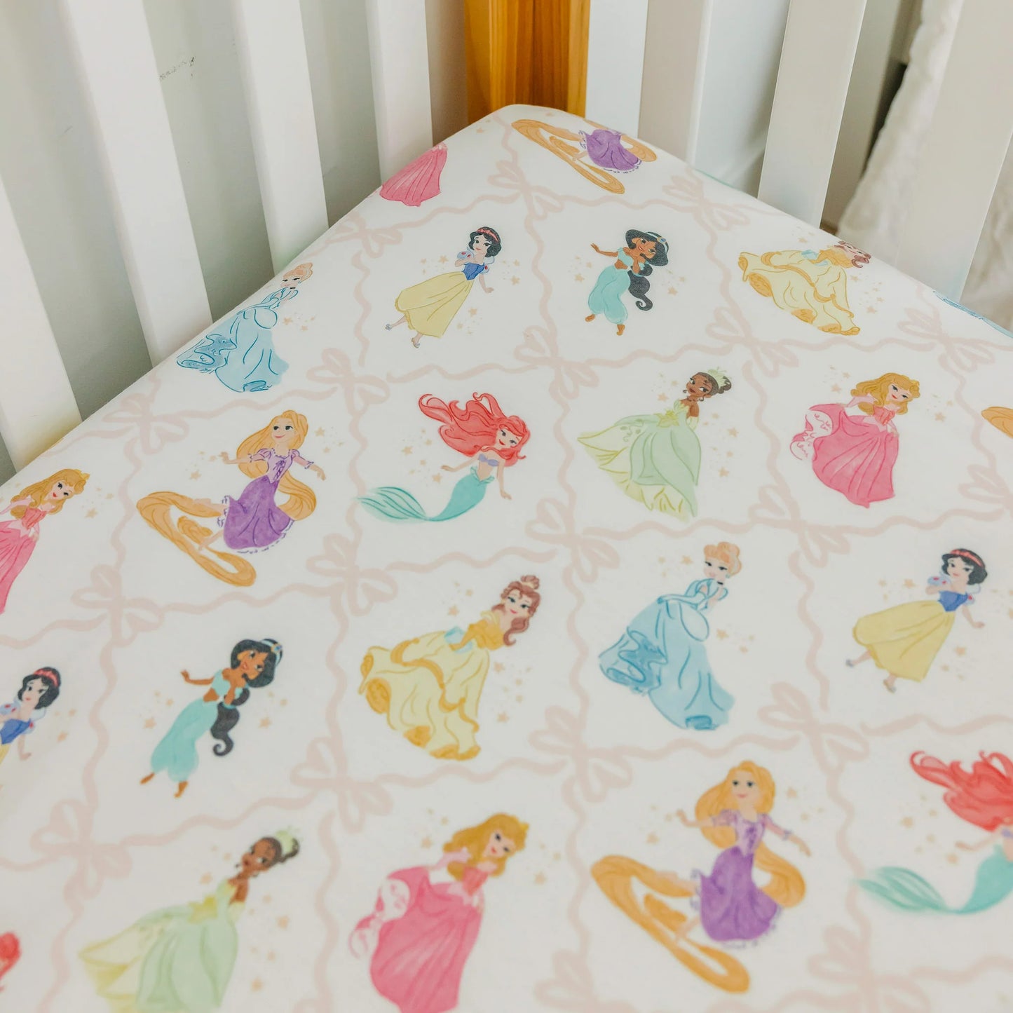 Disney Princess Premium Crib Sheet
