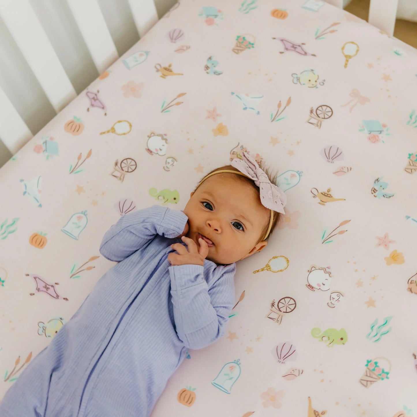 Enchanted Friends Premium Crib Sheet
