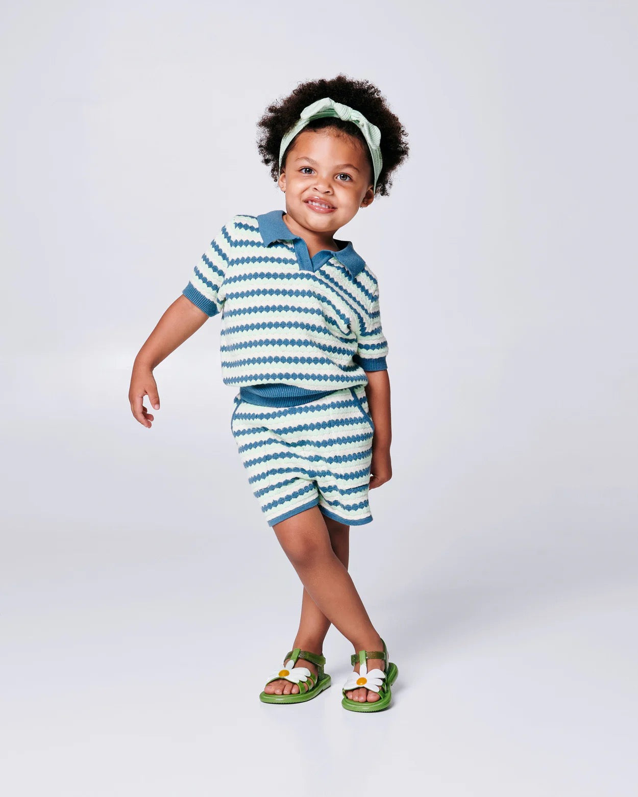 Green Hip Bloomy Sandal