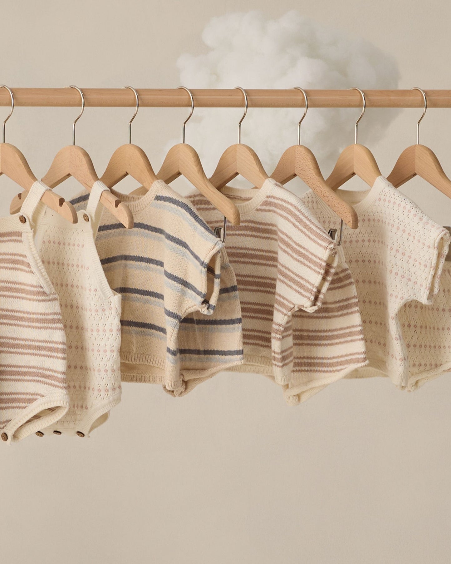 Relaxed Ocean Stripe Summer Knit Set