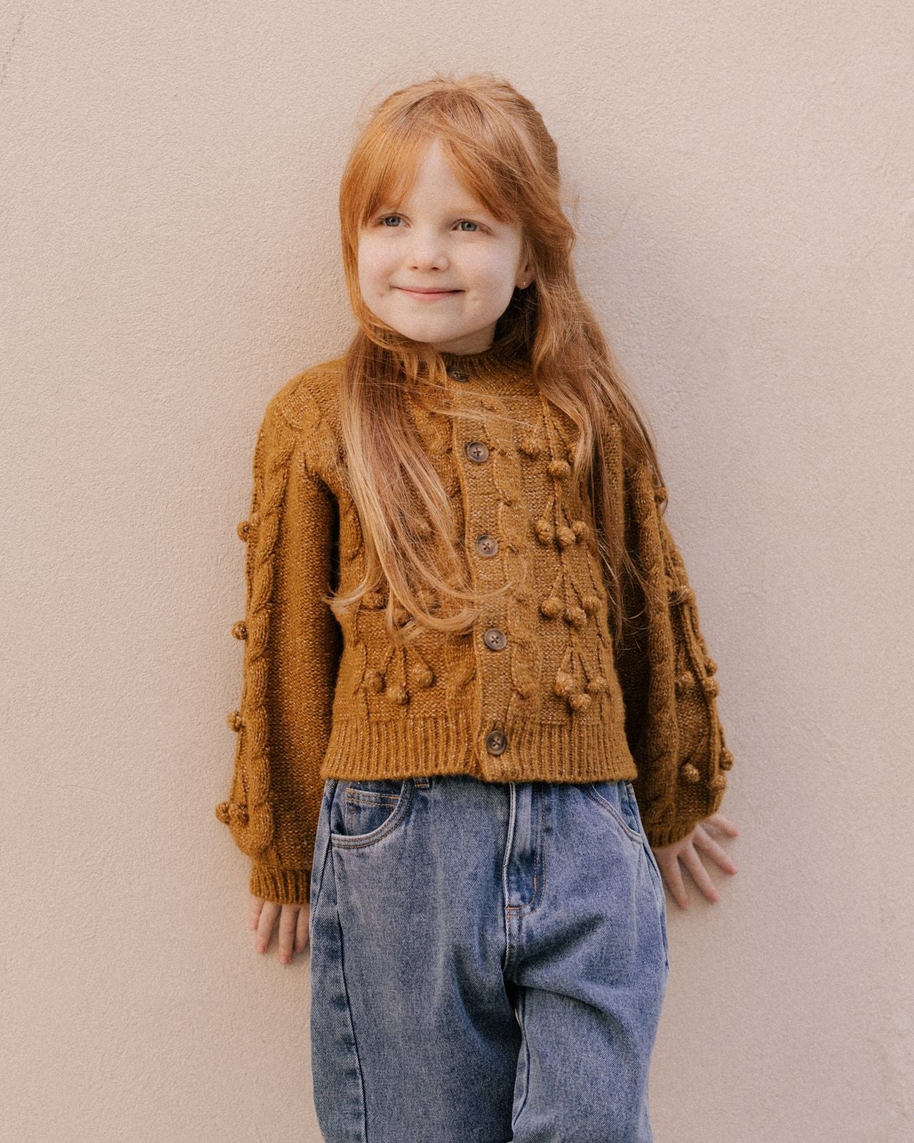 Golden Bobble Cardigan