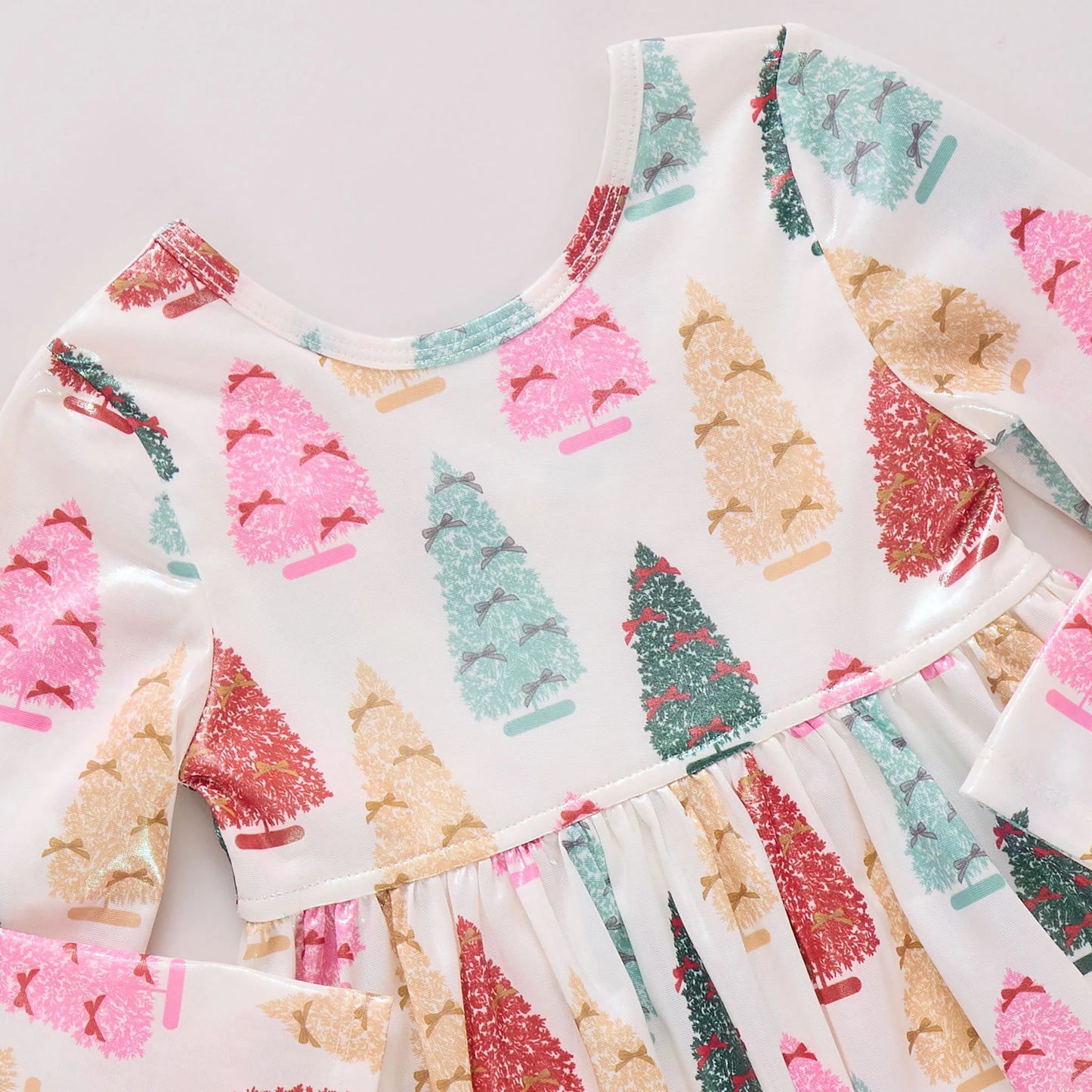 Bottle Brush Tree Lame Dress