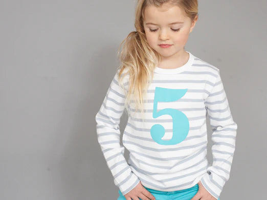 Grey (Turquoise) T-Shirt