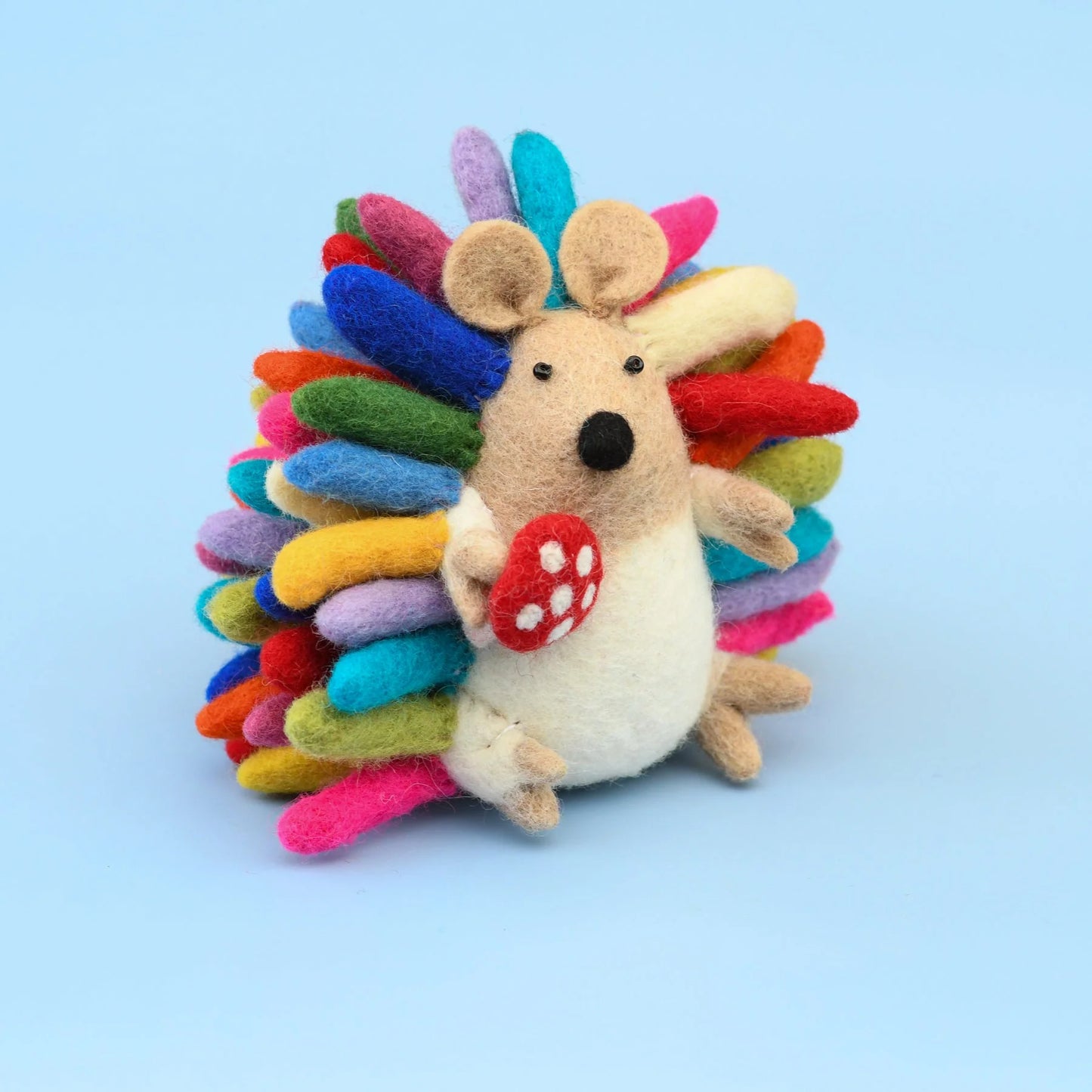 Felt Colorful Hedgehog