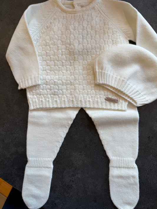 Sheffield Collection Ivory 3-Pc Set
