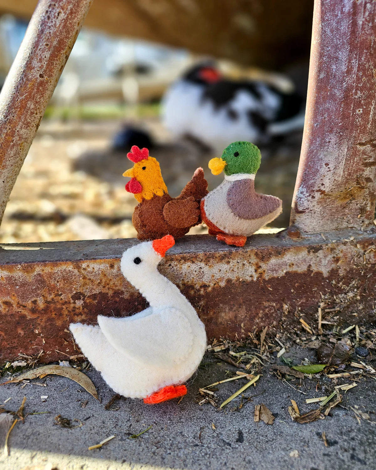 Felt Duck Farm Animal