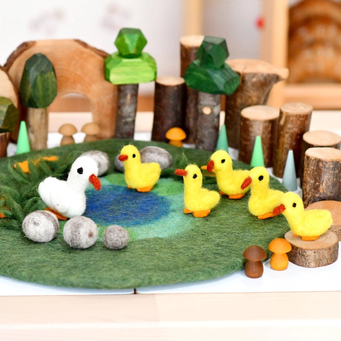 Pond with Ducks Play Mat