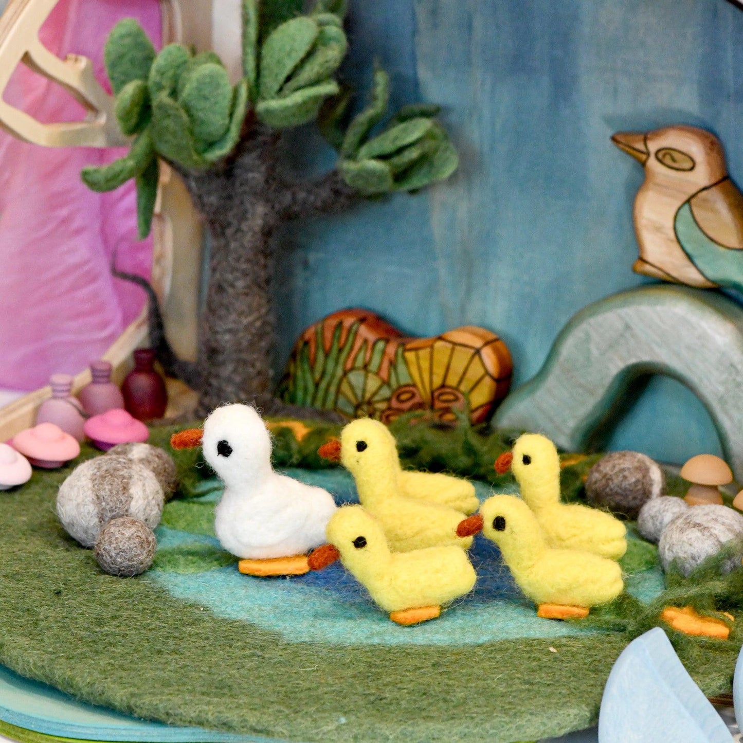 Pond with Ducks Play Mat