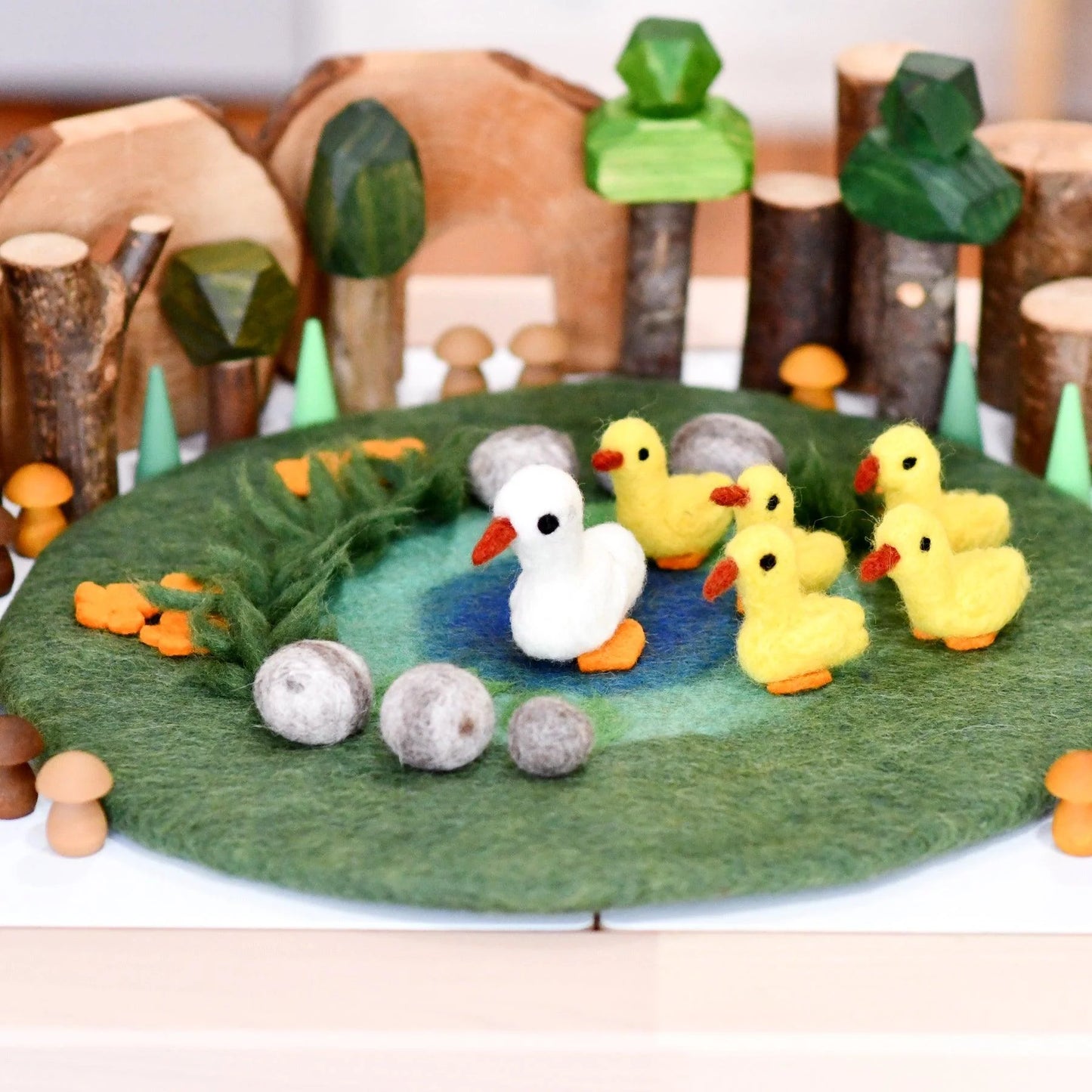 Pond with Ducks Play Mat