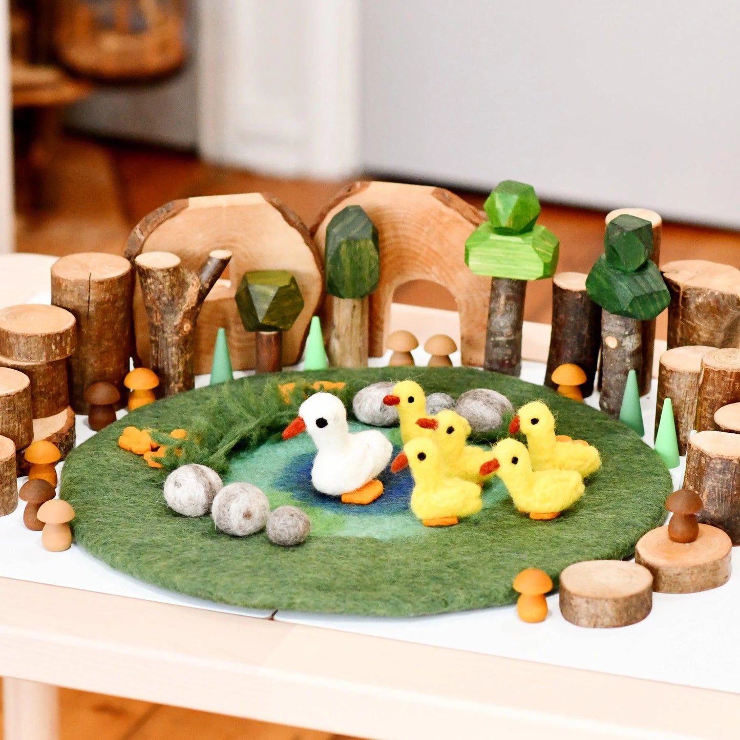 Pond with Ducks Play Mat