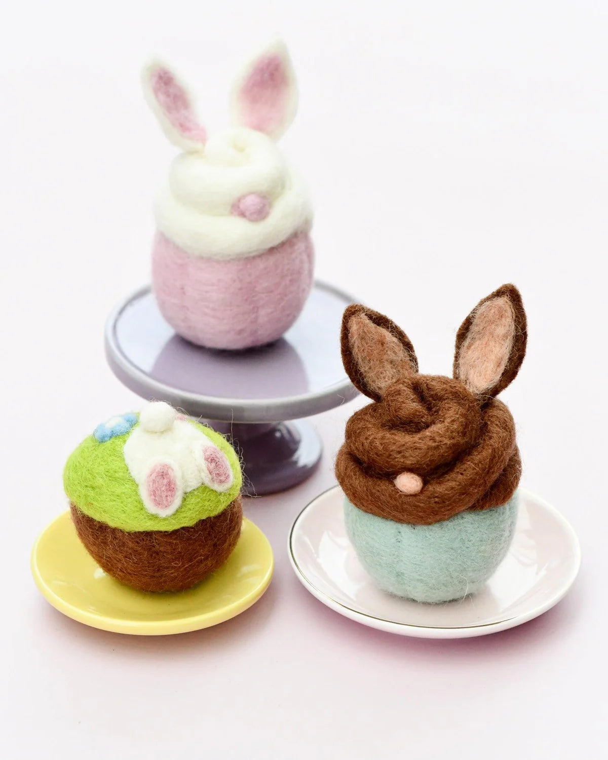 Felt Bunny Cupcake