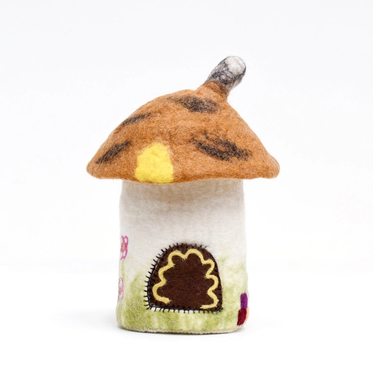Fairies & Gnomes House with Brown Roof
