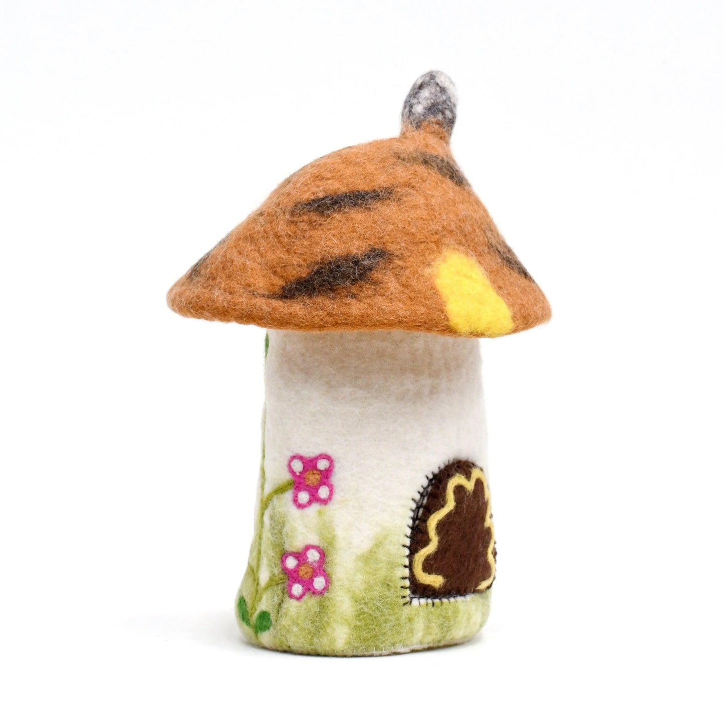 Fairies & Gnomes House with Brown Roof
